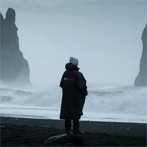 Dryrobe Advance Long Sleeve Change Robe V3 DR104V3 - Black / Grey